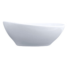400mm White Oval Ceramic Basin